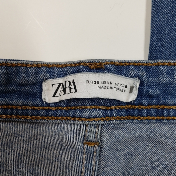 Zara Women's High Rise Slim Jeans Size 6 - Picture 5 of 7
